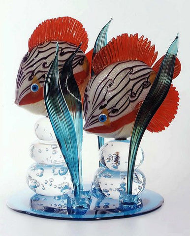 Murano glass tropical fish