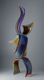 Murano Glass abstract ribbon in Calcedonio