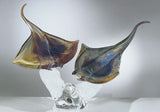 Murano glass stingrays in Calcedonio
