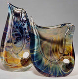 Calcedonio glass vases