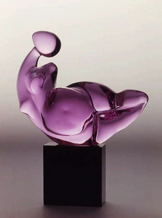 Murano glass abstract sculpture