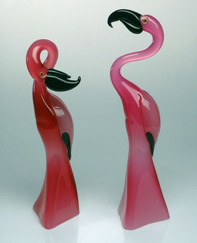 Pair of pink flamingoes