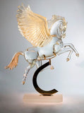 Crystal Pegasus with tall wings
