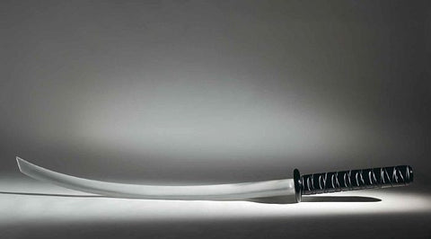 Murano glass samurai sword
