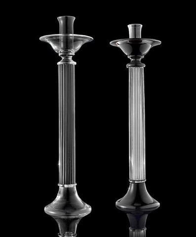 CrysCandlestick in crystal or black