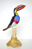 Collectable Murano glass toucan sculpture
