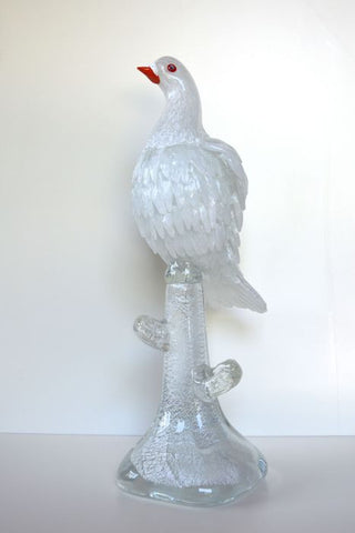 Collectable Murano glass dove sculpture